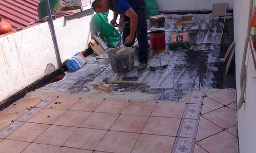 humedades en terrazas